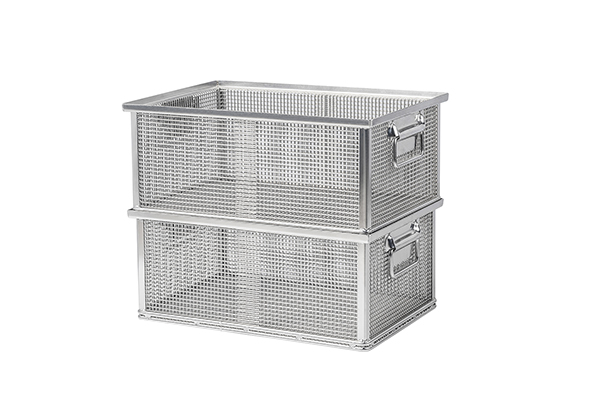 Stackable Wire Mesh Storage Bins
