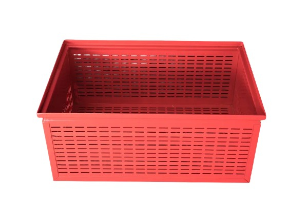 Cesta de almacenamiento de metal grande
