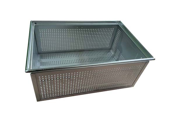 custom galvanized steel perforated baskets