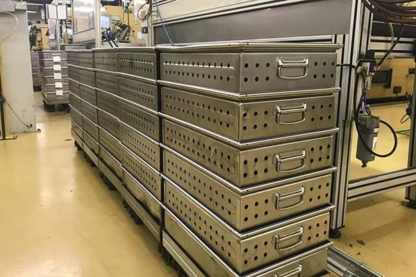 metal perforated basket boxes