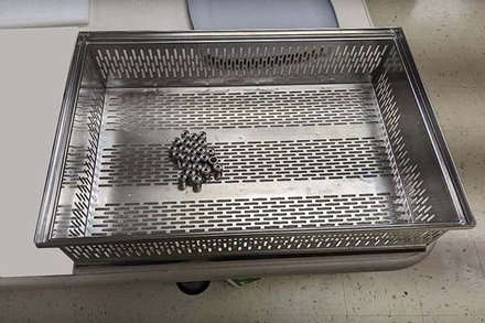 industrial cleaning basket application