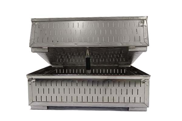 stacking metal storage baskets