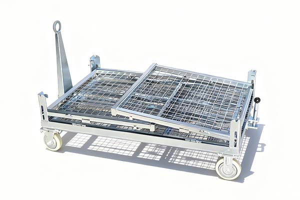foldable wire mesh trolley