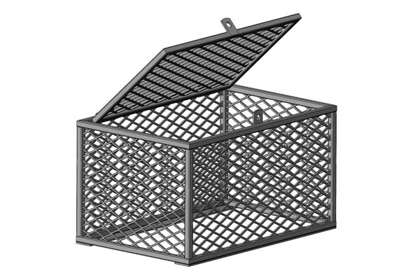 custom expanded metal baskets