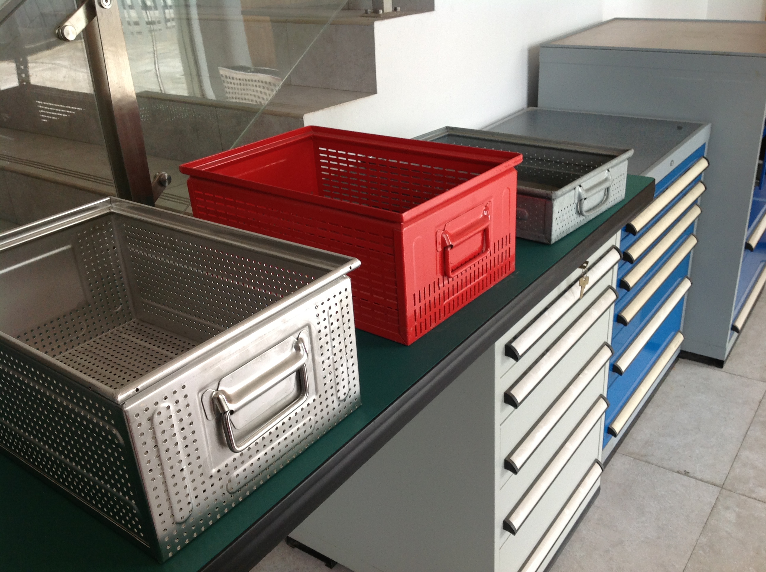 perforated metal boxes