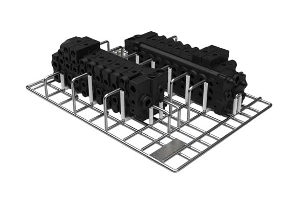 custom metal tray for large parts storage