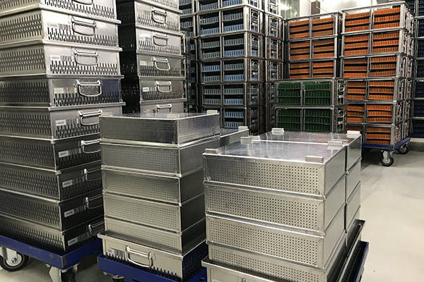 steel storage baskets