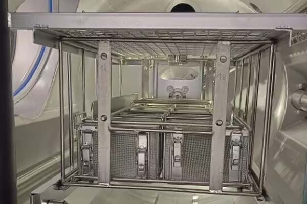 wire mesh baskets for mico components storage and cleaning