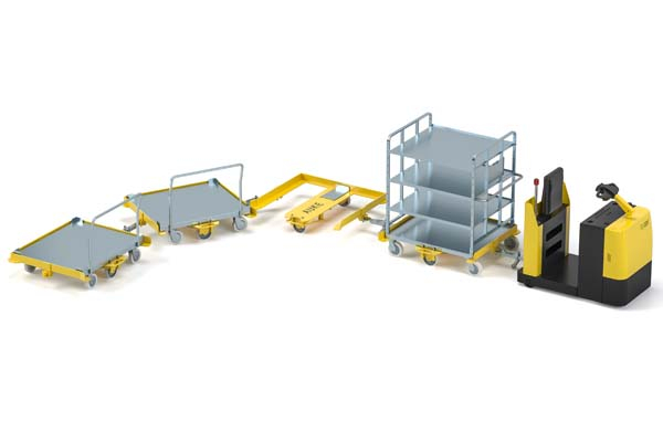 Warehouse Tugger Carts