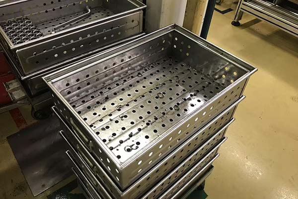 perforated metal box