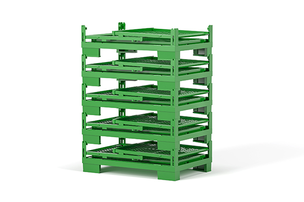 Metal Storage Cage on Wheels