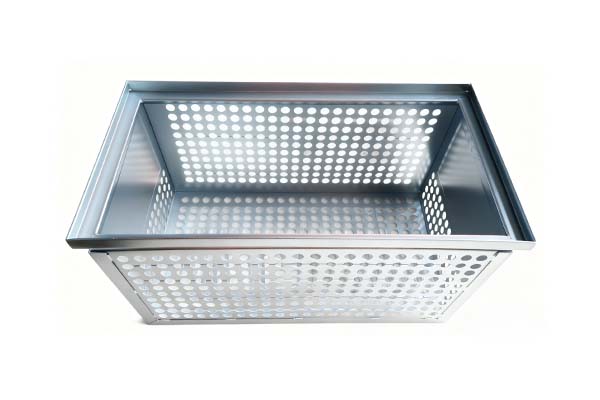 cold galvanized baskets