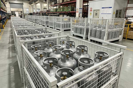 Steel Cages for Gas Storage
