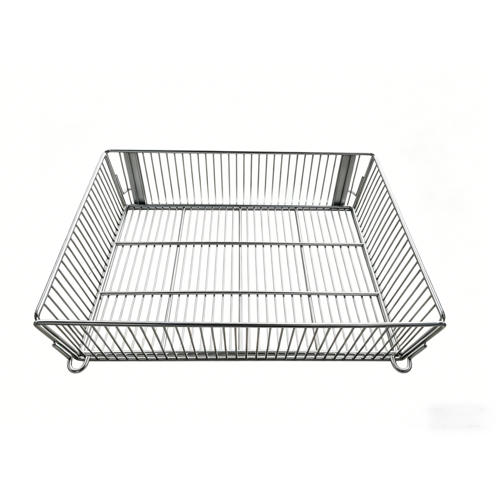 AUKE custom food grade stainless steel wire mesh baskets for food washing sterilization processing