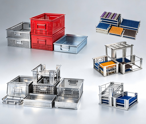 AUKE plastic coated anti collision cleaning basket for precision parts