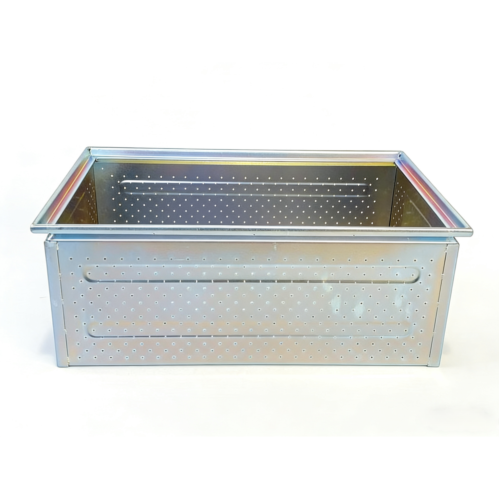 Custom cleaning basket compatible with automated line